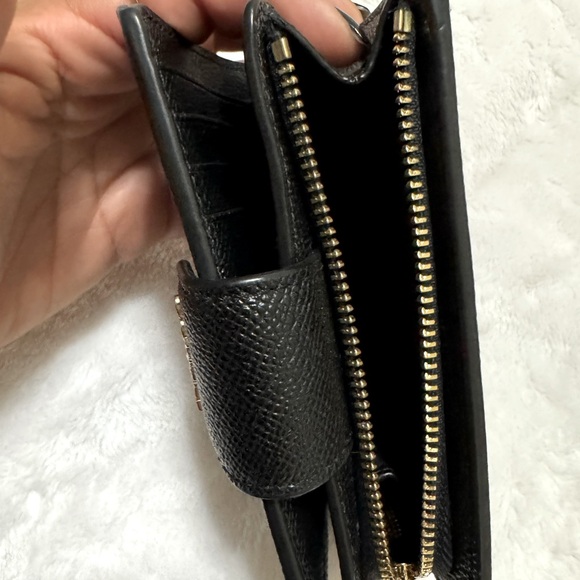 Coach Single Fold Leather Wallet - Picture 7 of 8